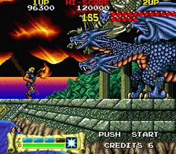 une photo d'Ã©cran de The Astyanax sur Arcade